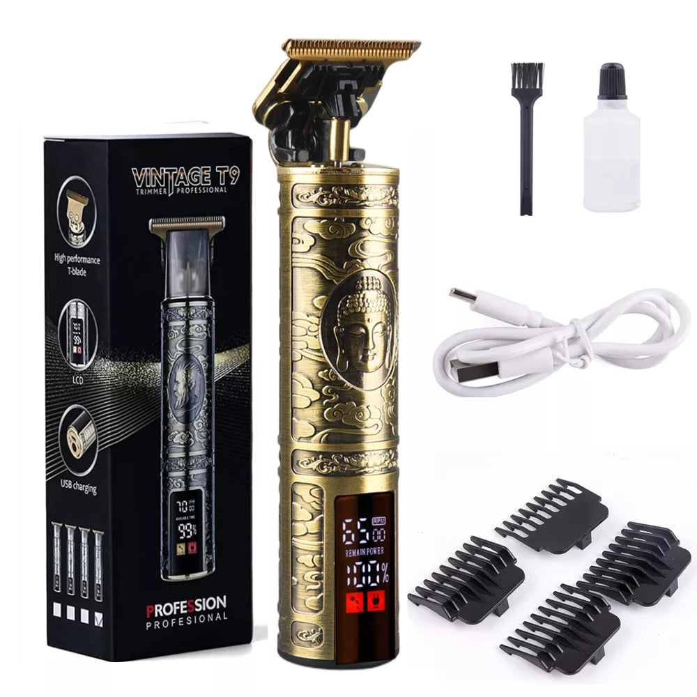 Men's Barber Retro T9 Hair Trimmer Professional Razor