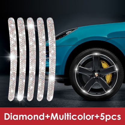 Car Wheel Hub Reflective Sticker Tire Rim Reflective Strips