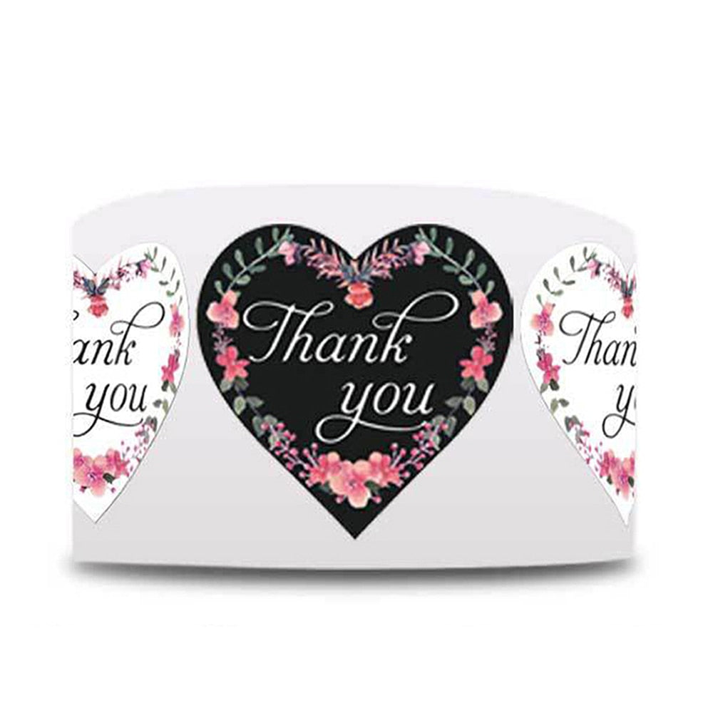 Heart Shaped Label Sticker Scrapbooking Gift Packaging Seal