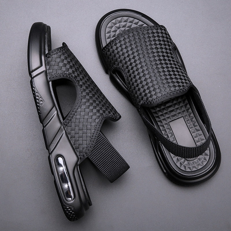 Men Sandals Mesh Casual Shoes Beach Slippers