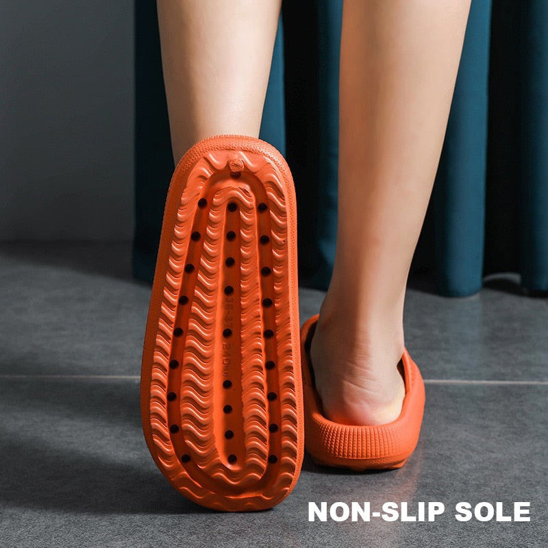 Women Thick Platform Cloud Slippers Summer Beach