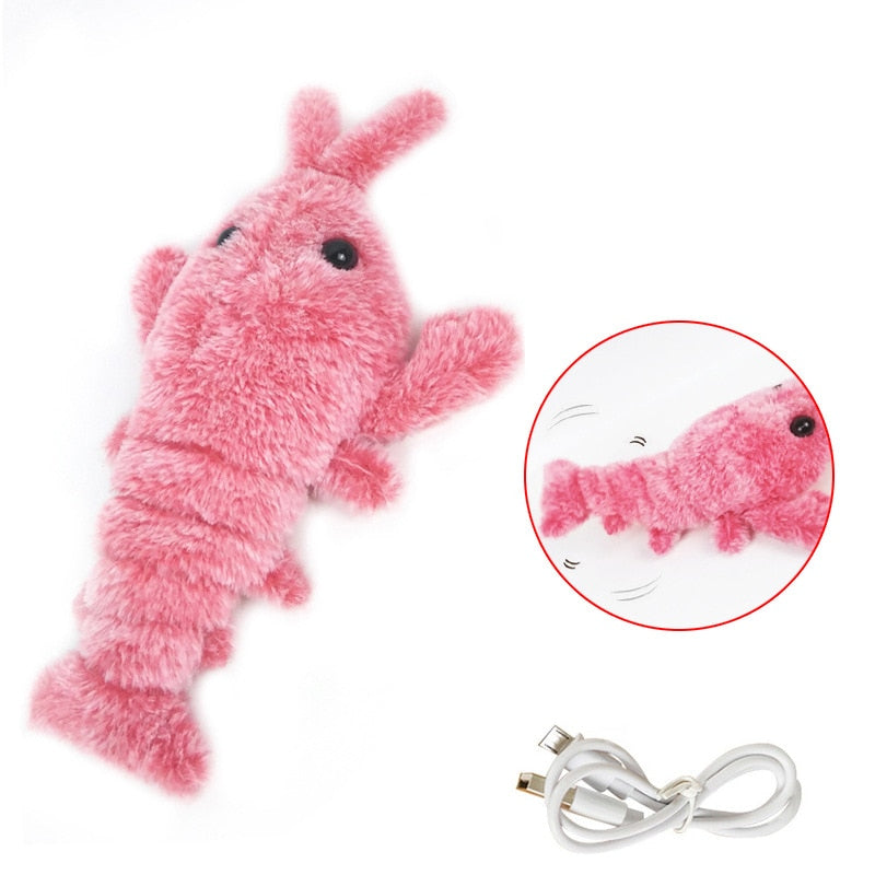 Electric Jumping Cat toy Shrimp Moving Simulation Lobster