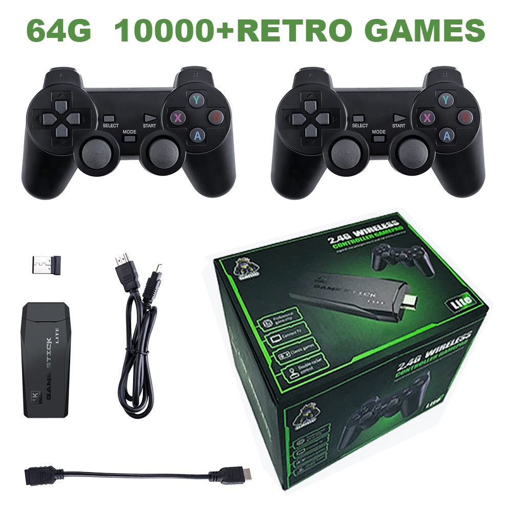 Retro Video Game Stick console 4k 64G
