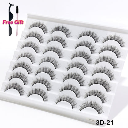 Beauty Natural False Eyelashes Dramatic 3D Mink Lashes