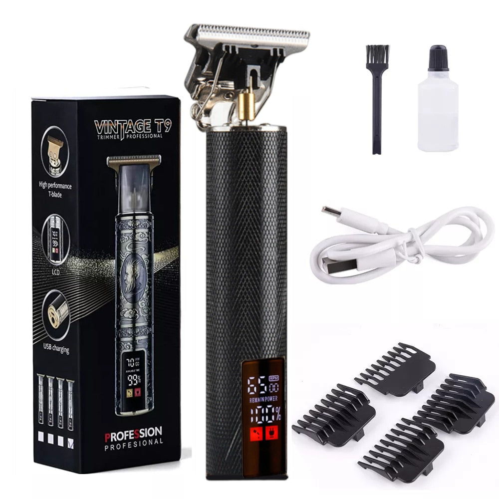 Men's Barber Retro T9 Hair Trimmer Professional Razor