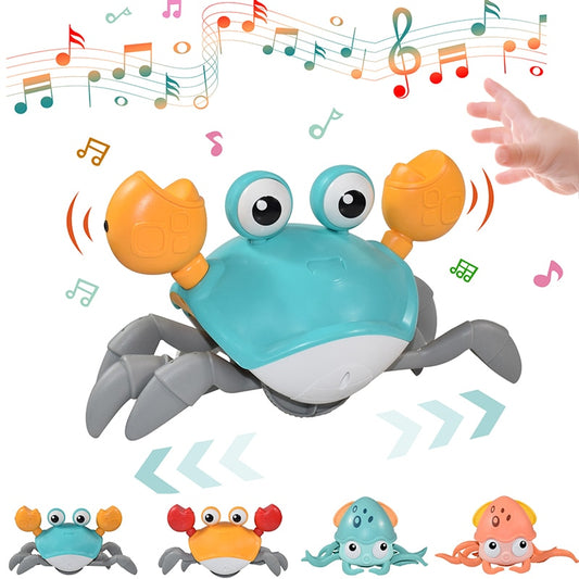Kids Induction Escape Crab Octopus Crawling Toy