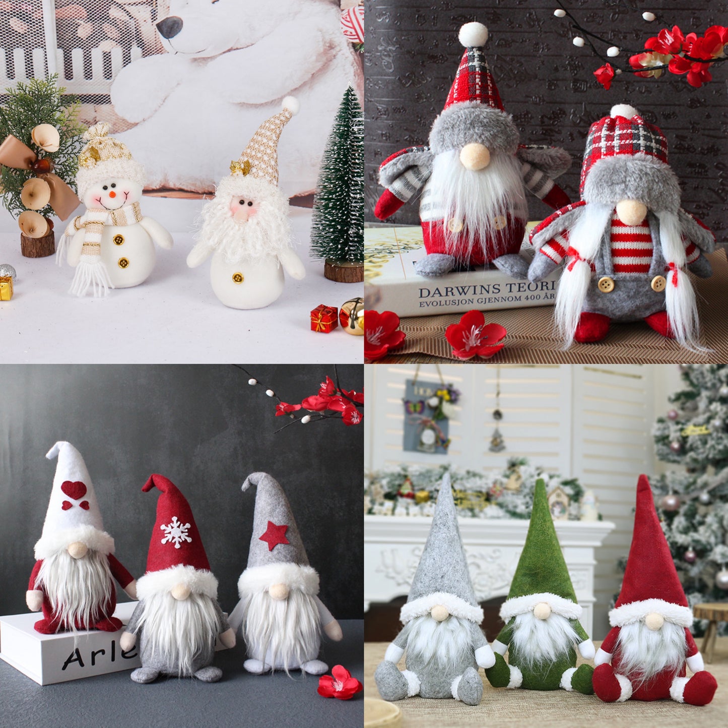 Christmas Decorations Faceless Doll Decorations Garland