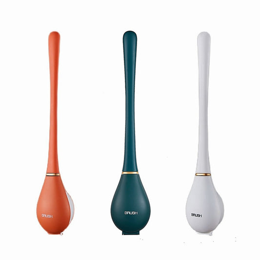 Modern Silicone Toilet Brushes with Holder