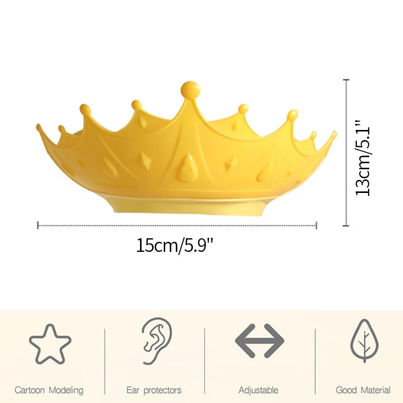 Adjustable Baby Shower Shampoo Cap Crown