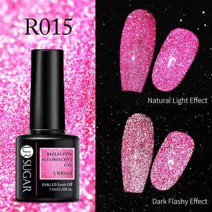 Beauty Thermal Ultra-thin Glitter 3 Colors Soak Off Nail Art Gel