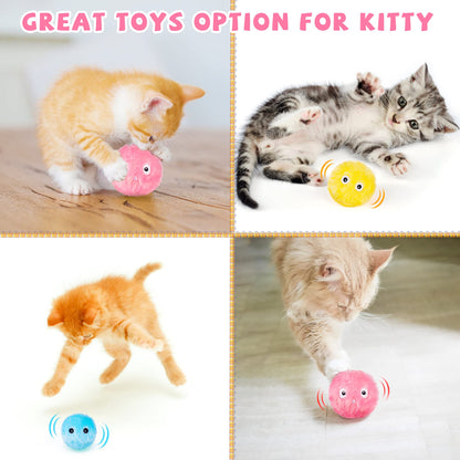 Smart Cat Toys Interactive Ball Catnip Cat Training Toy Pet