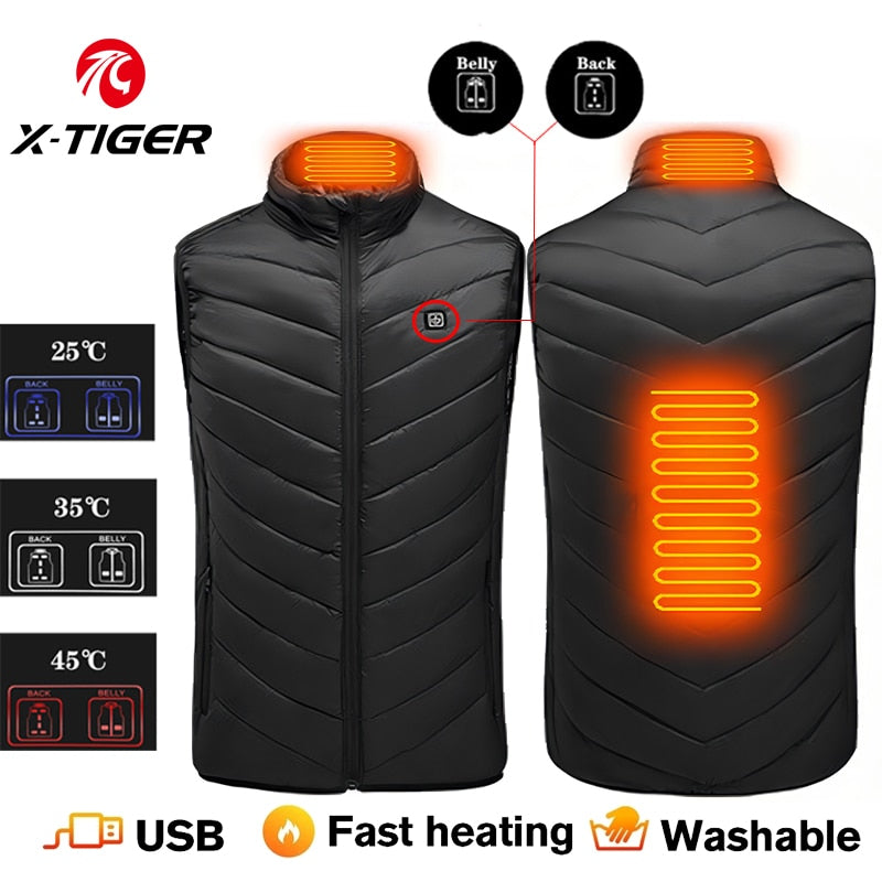 Heated Vest Winter Smart Thermal Clothing