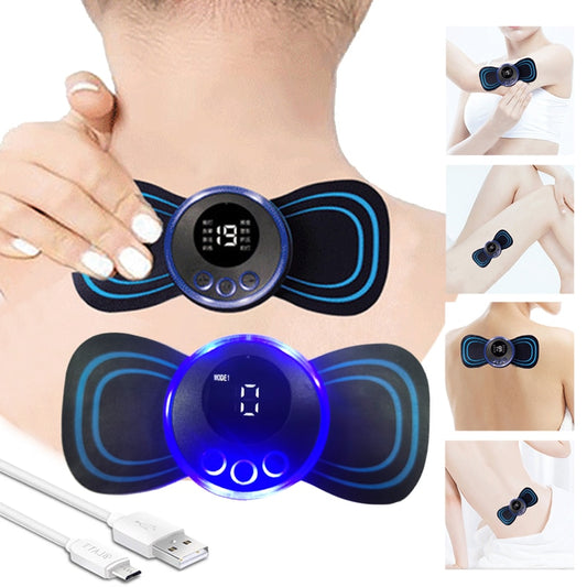 EMS Mini Portable Electric Pulse Neck Massager Health Product