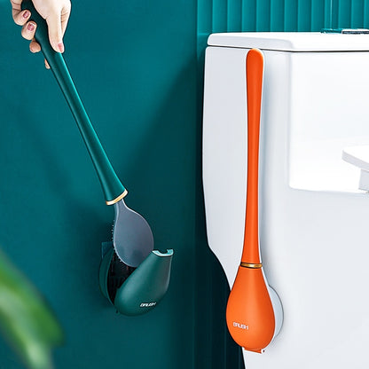 Long Handled Toilet Cleaning Brush Silicone