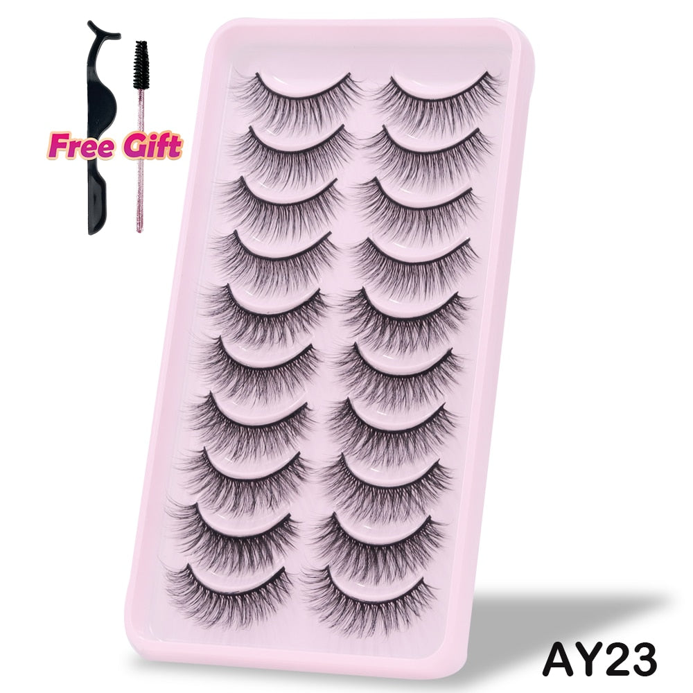 Beauty Natural False Eyelashes Dramatic 3D Mink Lashes