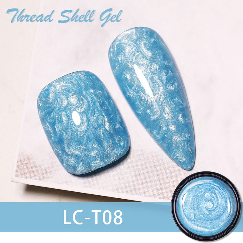 Beauty Thread Shell Nail Gel Polish Pearl Shell Semi-Permanent