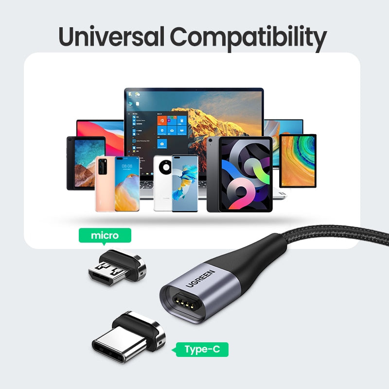 Magnetic Charge Cable Fast Charging USB Type C