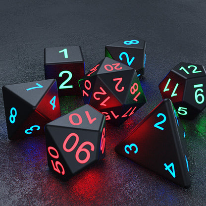 Electronic Dice USB Rechargeable Dice Glow In The Dark