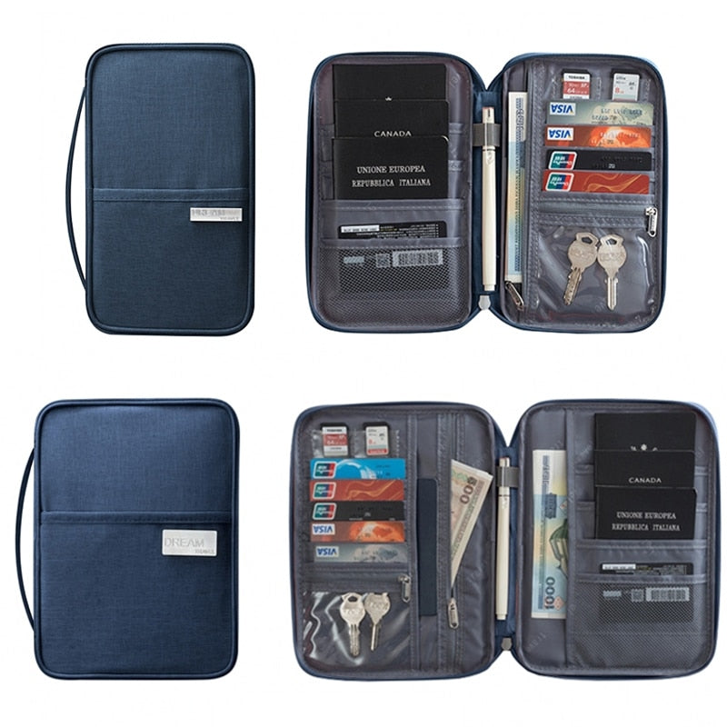 Travel Wallet Passport Holder Creative Document Organizer