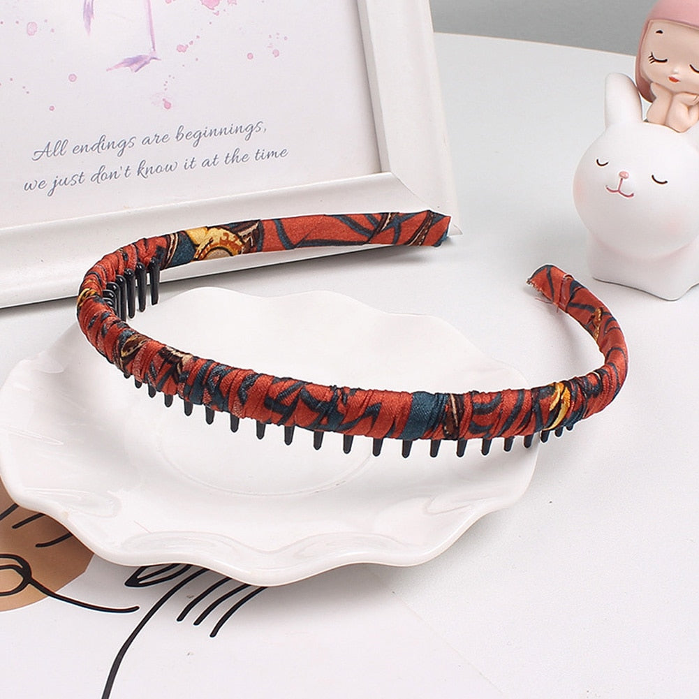 Hair Accessory Girls Cloth Covered Hairbands