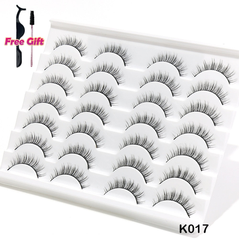 Beauty Natural False Eyelashes Dramatic 3D Mink Lashes