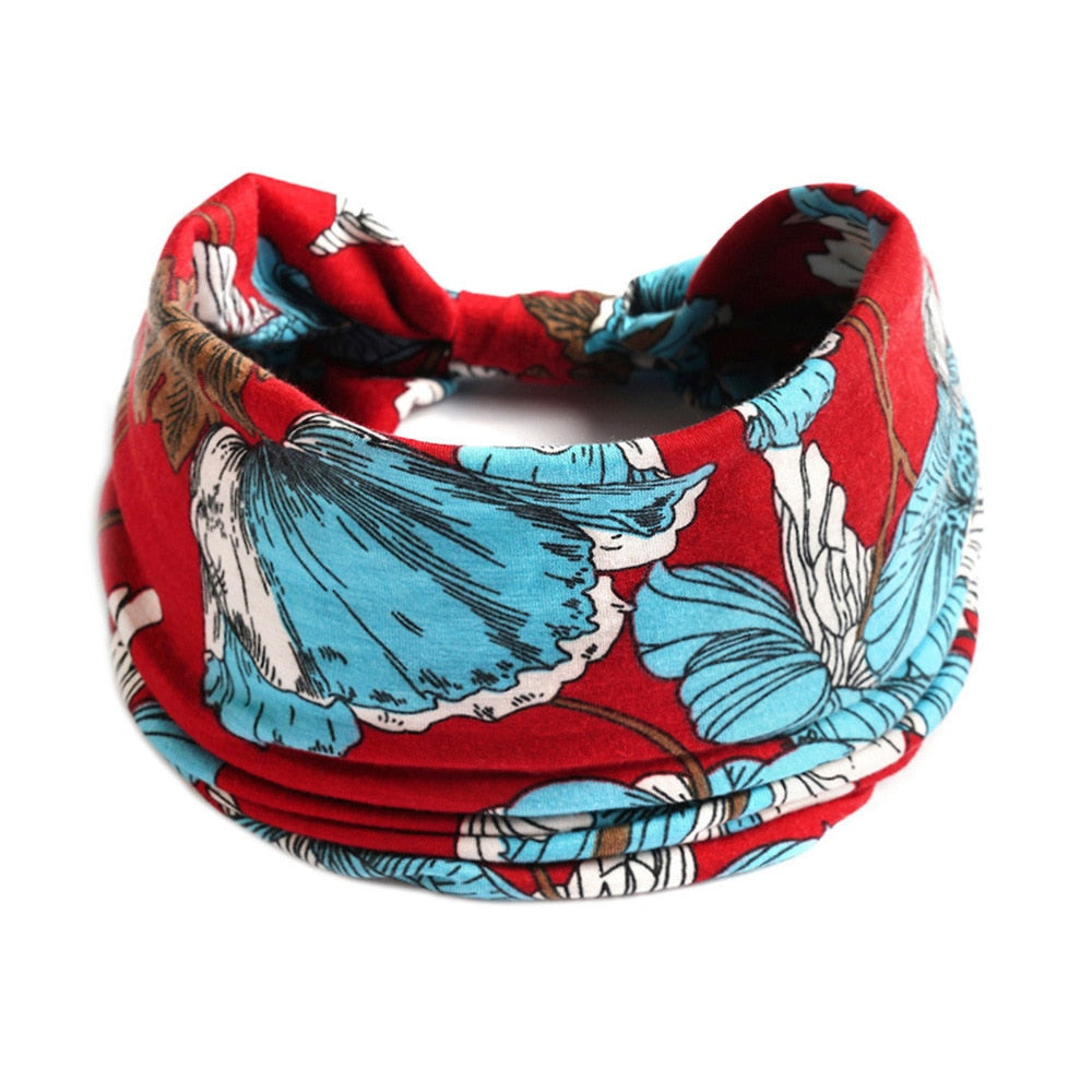 Summer Bohemian Bandanas Elastic Hair Bands