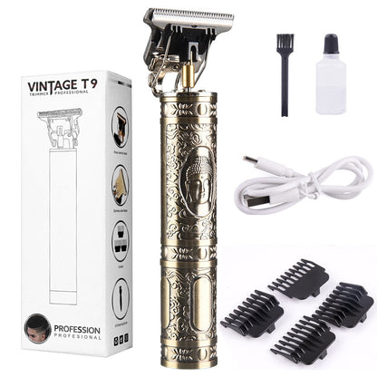 Men Barber Retro T9 Hair Trimmer Professional Razor Trimmer