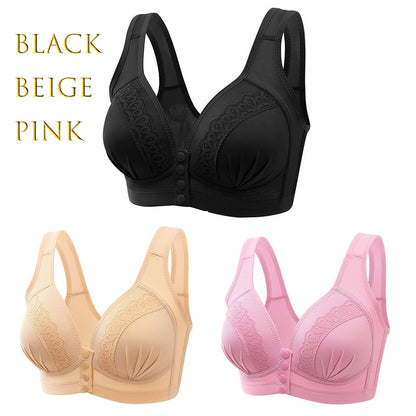 New Arrival Large Size Front Button Comfortable Bra