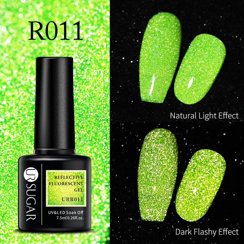 Beauty Thermal Ultra-thin Glitter 3 Colors Soak Off Nail Art Gel