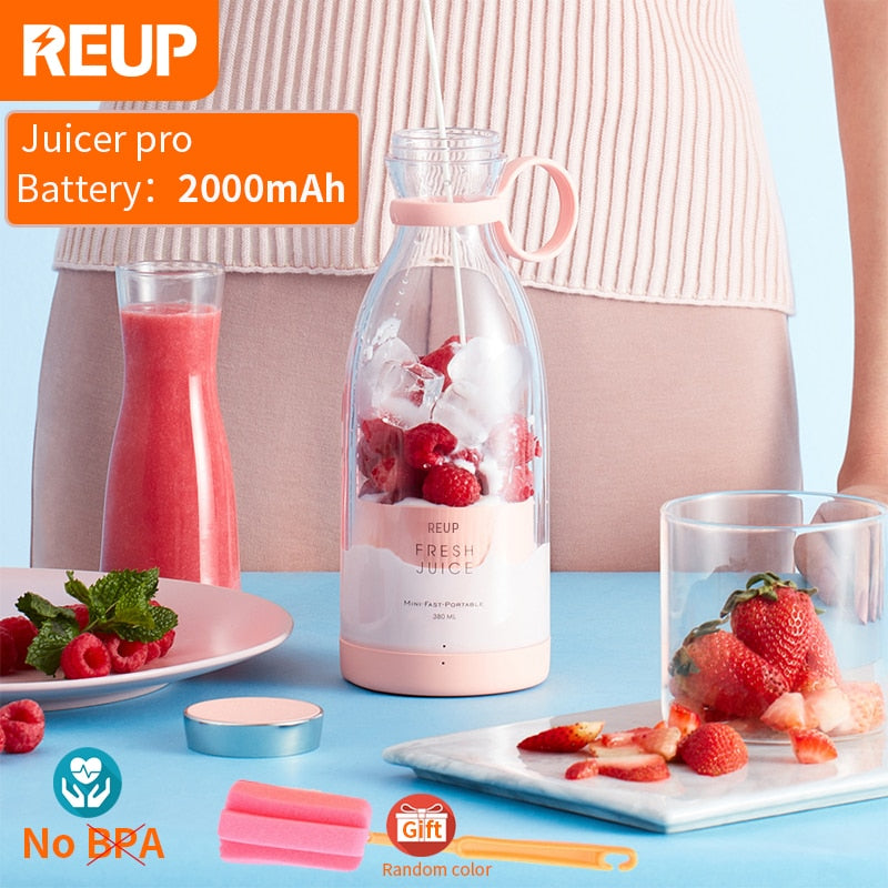 Electric Juicer Mini Portable Blender Fruit Mixers Fruit Extractors