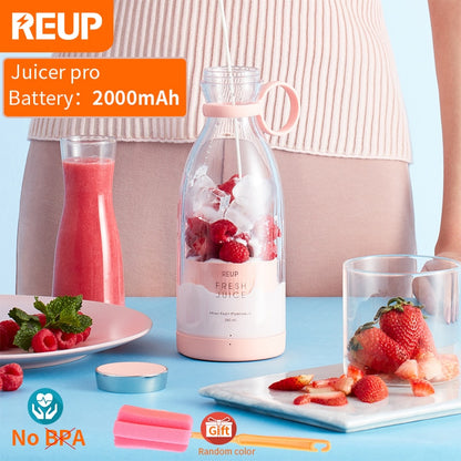 Electric Juicer Mini Portable Blender Fruit Mixers Fruit Extractors