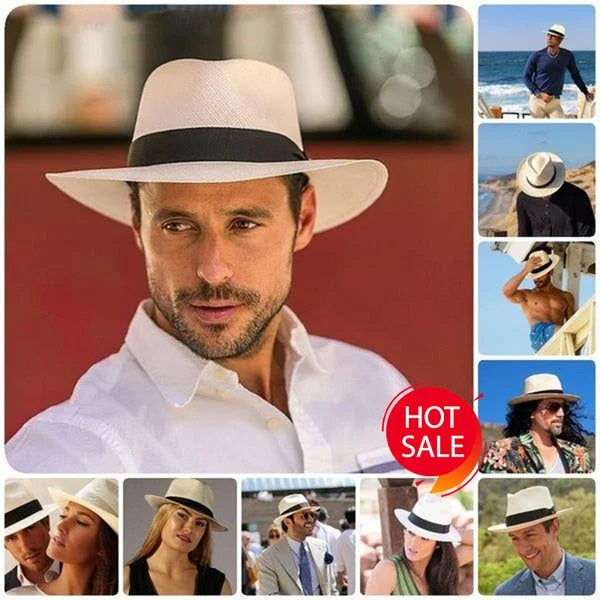 Adjustable Classic Panama Hat In Ecuador Sun Hats