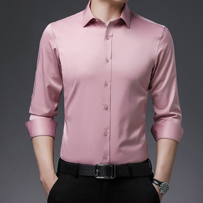 Stretch Non-iron Anti-wrinkle Shirt Long Sleeve