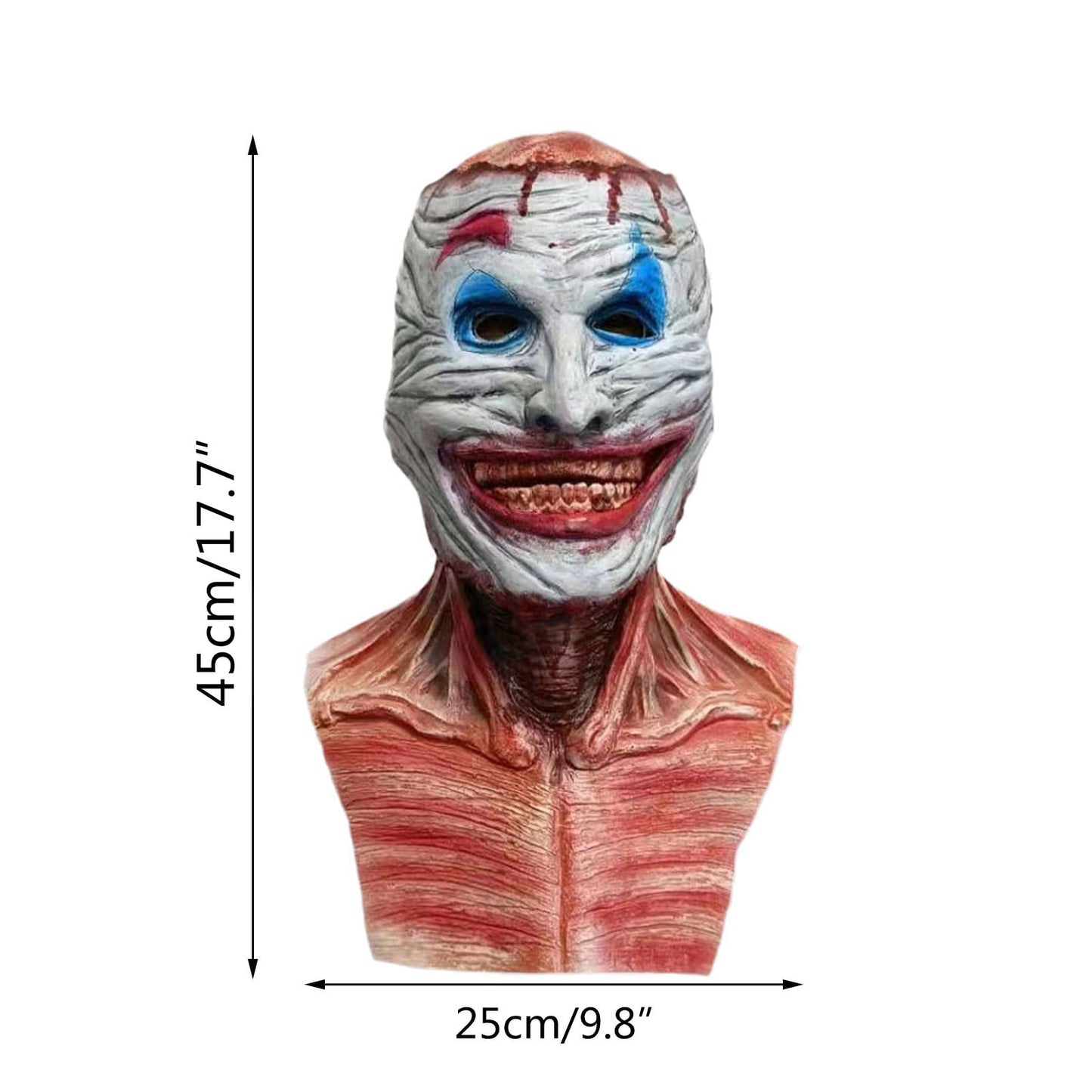 Exclusive Halloween Scary Mask Terror All Face Skull Mask Double Layer