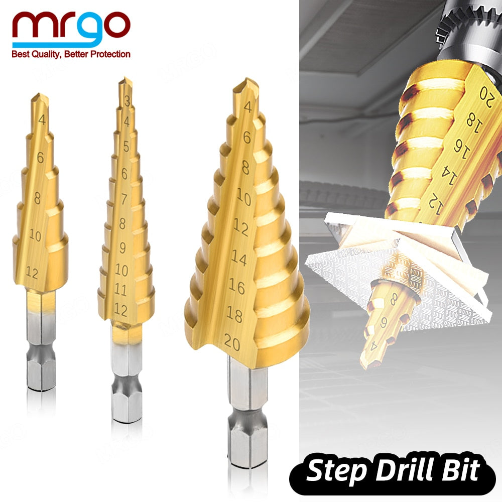 Step Drill Bit Sharpener For Metal Drills Bits Stage Multifunction