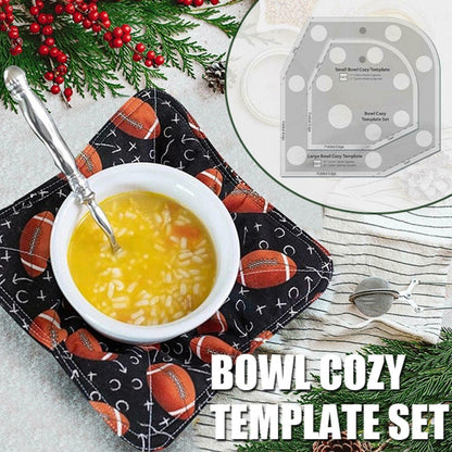 Bowl Cozy Template Cutting Ruler Set Bowl