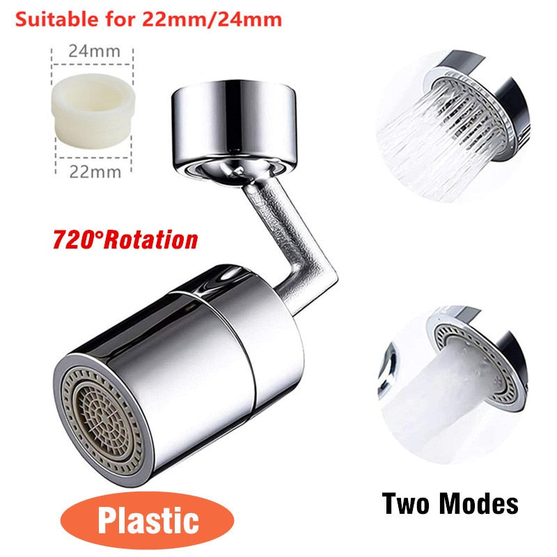 New Universal 1080° Rotation Extender Faucet Aerator