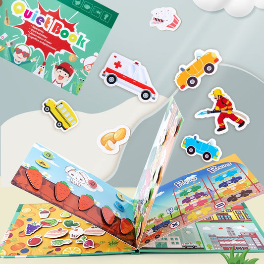 Montessori  Baby Busy book fun sticker