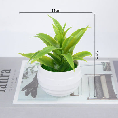 Artificial Plants Bonsai Small Tree Pot Fake Plant Flowers
