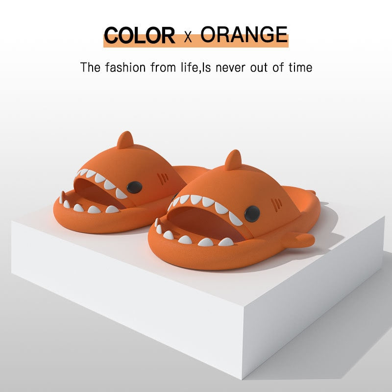 Shark Slippers Summer Adult Couple Slippers Tide