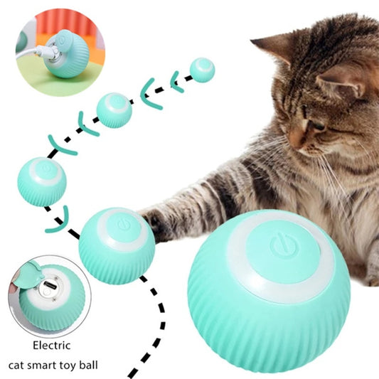 Electric Cat Ball Toys Automatic Rolling Toys