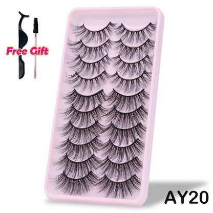 Beauty Natural False Eyelashes Dramatic 3D Mink Lashes