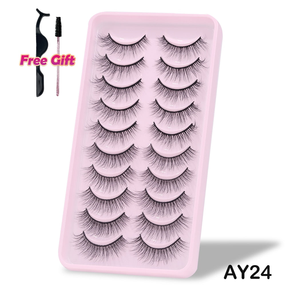 Beauty Natural False Eyelashes Dramatic 3D Mink Lashes