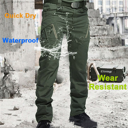 Tactical Cargo Pants Men Outdoor Waterproof