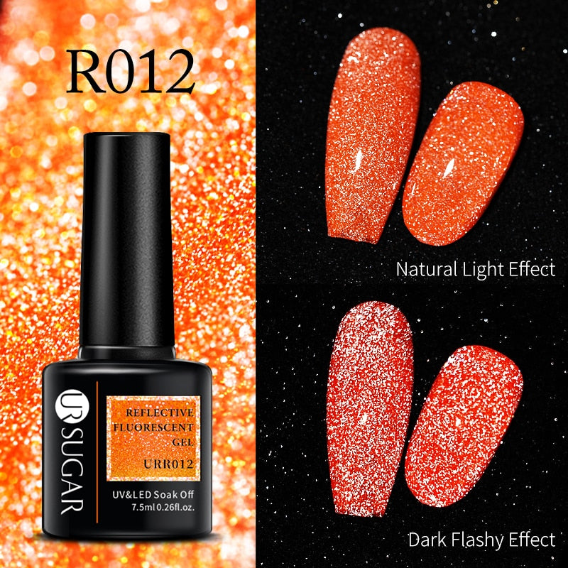 Beauty Thermal Ultra-thin Glitter 3 Colors Soak Off Nail Art Gel