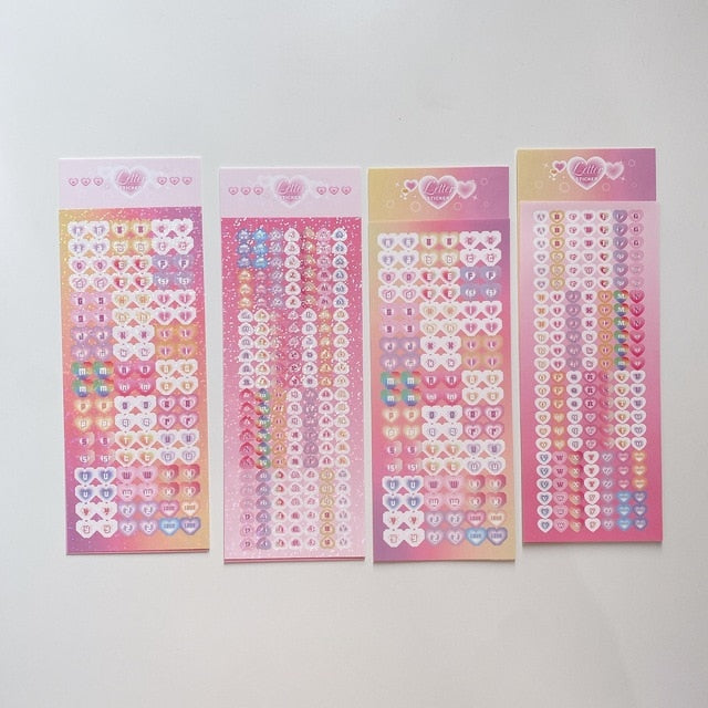 Full Set Series Decorative Stickers Idol Card Album