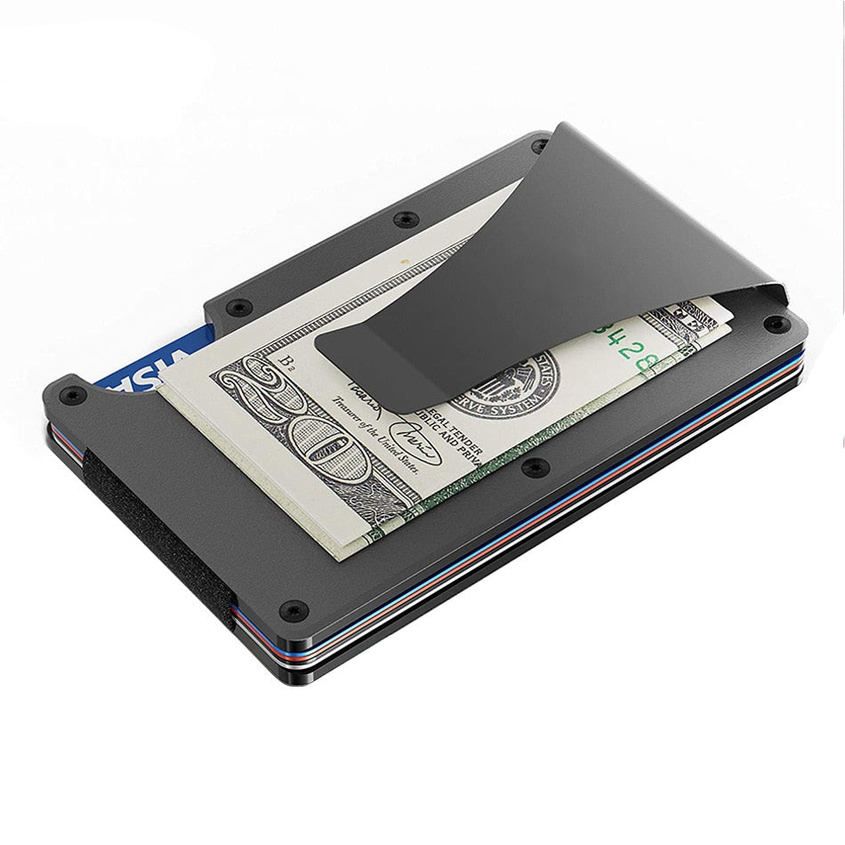 Indispensable New In Money Clip Slim Anti Protect Cardholder