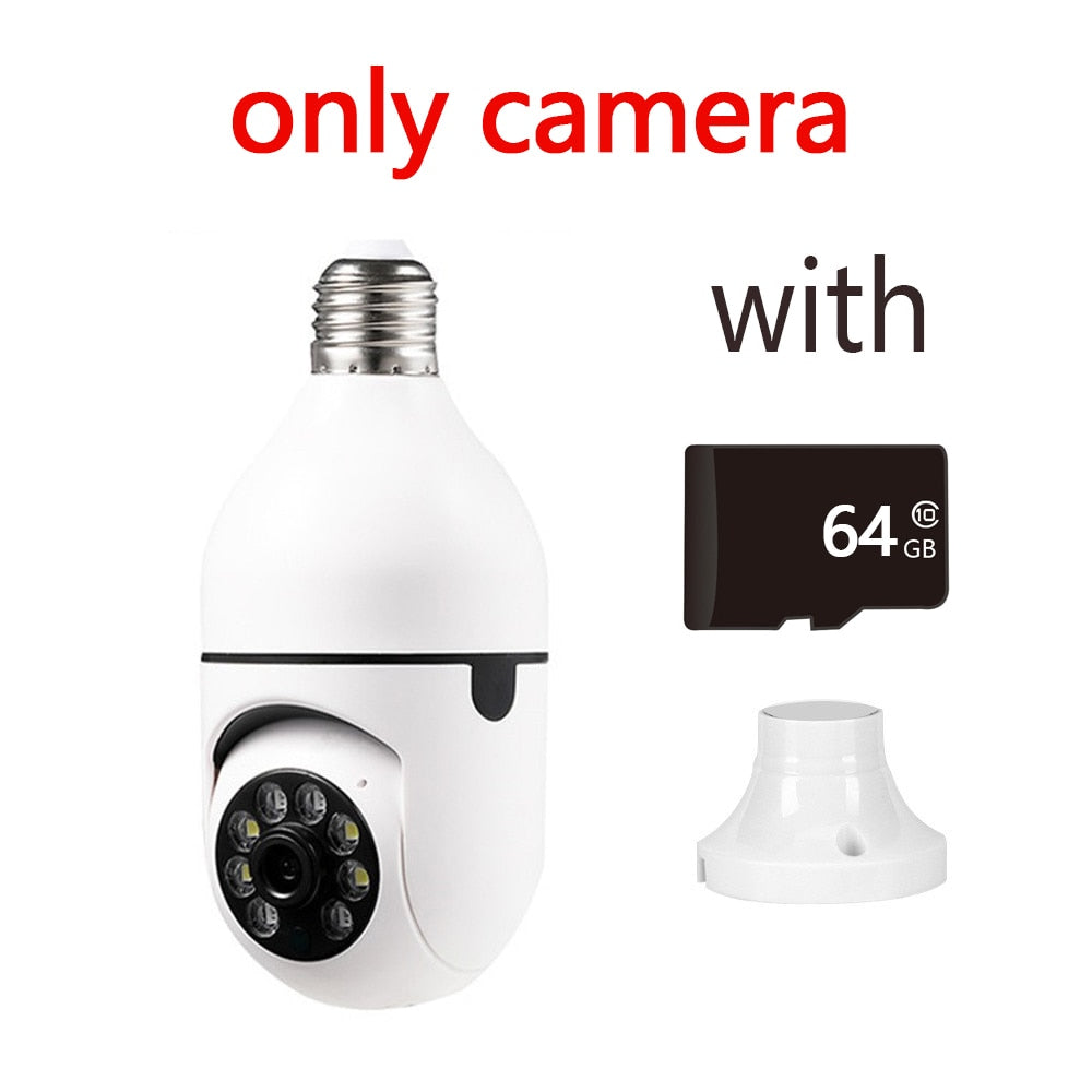 Bulb Surveillance Camera Night Vision Full Color