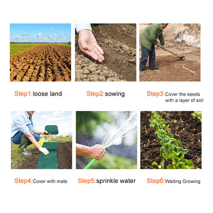 Plant Seeds Grass Seed Growth Mat Home Garden