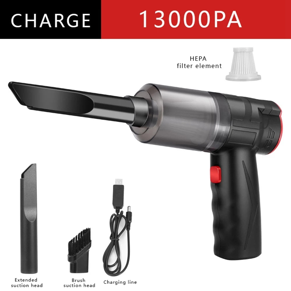 16000Pa 150W Wireless Car Vacuum Cleaner Blowable Cordless